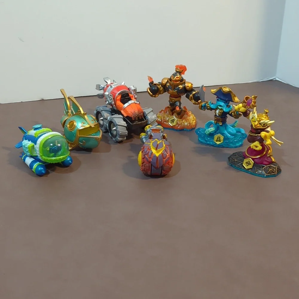 Skylanders Superchargers Swap Force Wah Buckler Blast Zone Reef Ripper Thump